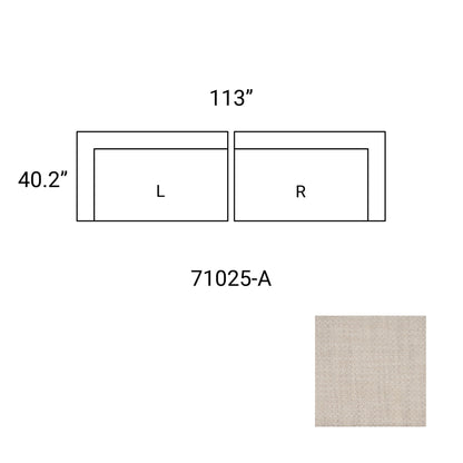 Modway Furniture Warner Luxurious 2 Piece Sofa Set - Stylish Comfort and Modern Design for Your Living Room Decor