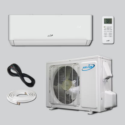 Air-Con Blue Series 4 9000 BTU 23.5 SEER2 Mini Split Air Conditioner 15ft Lineset & Wiring - ALPCI/EM4H4E09