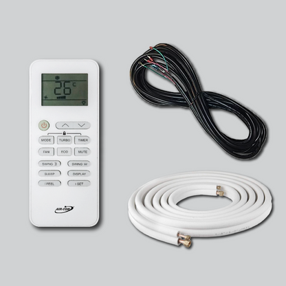 Air-Con Blue Series 4 9000 BTU 23.5 SEER2 Mini Split Air Conditioner 15ft Lineset & Wiring - ALPCI/EM4H4E09