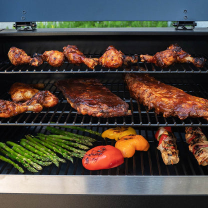 Z Grills 1000D3E Pellet Grill & Smoker with PID Controller 1000D3E - STAINLESS STEEL - ZPG-1000D3E