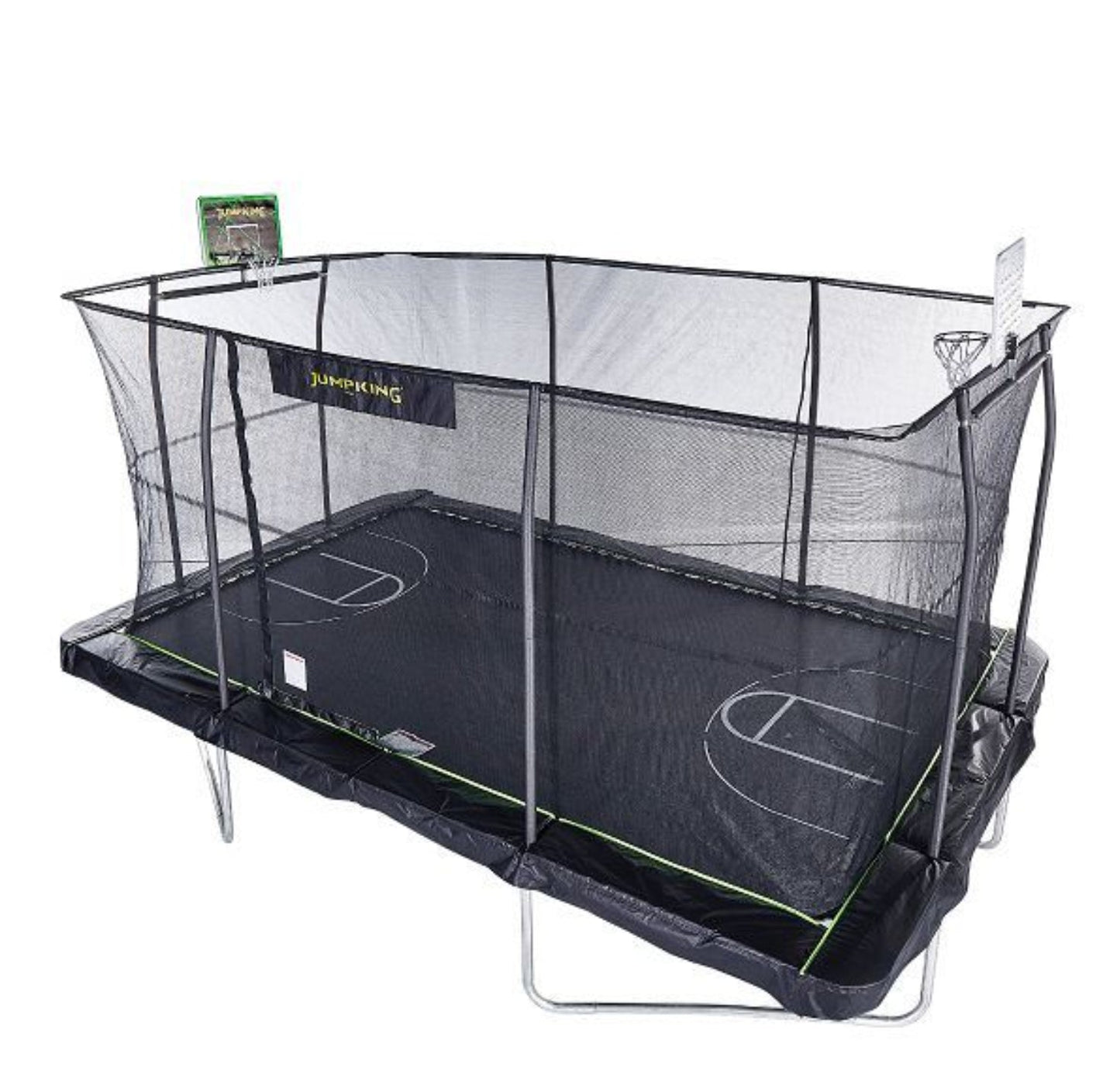 JumpKing 10' X 15' Rectangle Combo with Two Basketball Hoop  Model -  JK1015RCBHC2