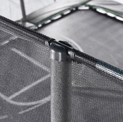 JumpKing 10' X 15' Rectangle Combo with Two Basketball Hoop  Model -  JK1015RCBHC2