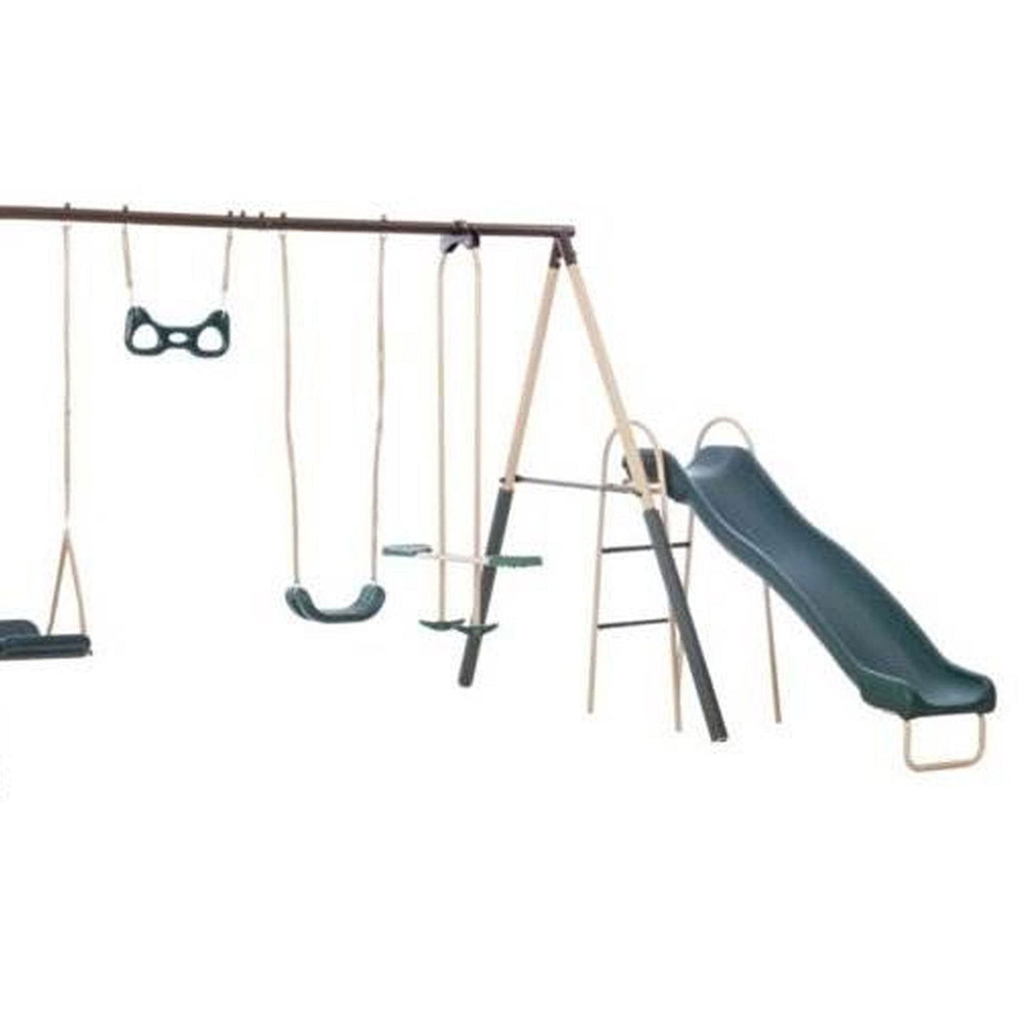 XDP Recreation Deerfield Playground Swing Set, Super Disc, Slide, Glider & Swing - 102128