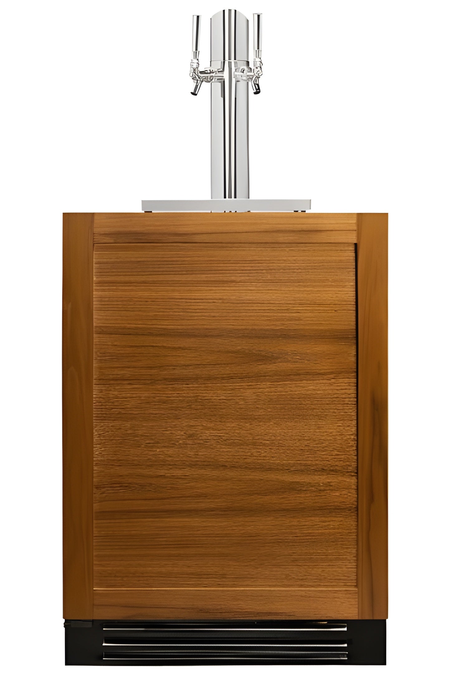 True Refrigeration: 24" Dual Tap Beverage Dispensor w/ Door Lock - TUR-24DD-L-SS-C