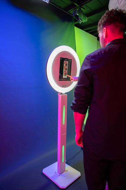 SpinPix360 Lollipop 12.9" iPad Photo Booth Shell and Roamer with Case