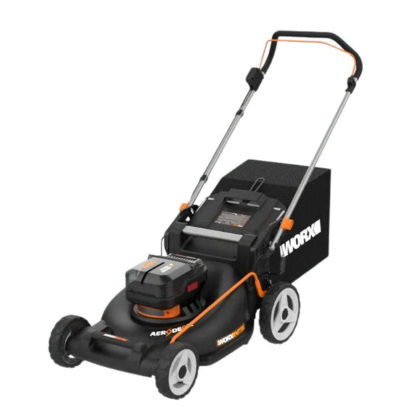 Worx Cordless Push Lawn Mower, Nitro 40V, 21" - WG752