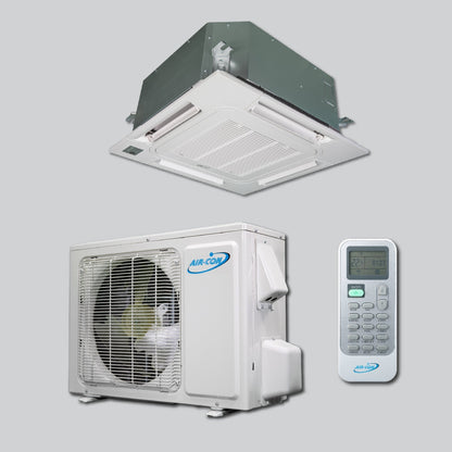 Air-Con Sky Pro 12000 BTU Cassette Type Ductless Air Conditioner 19 SEER - ASLCI/EC4H4S12