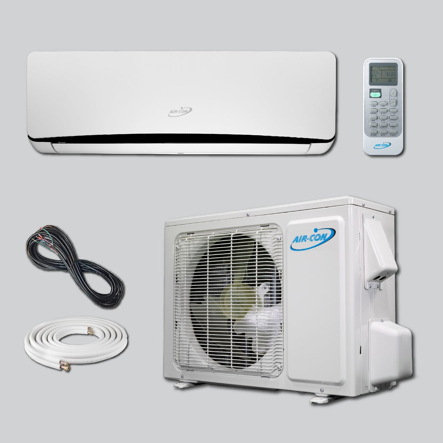 Air-Con Titanium 12000 BTU Ductless Mini Split Air Conditioner Heat Pump System 18 SEER 110-120V - ATUCI/EM4H1S12