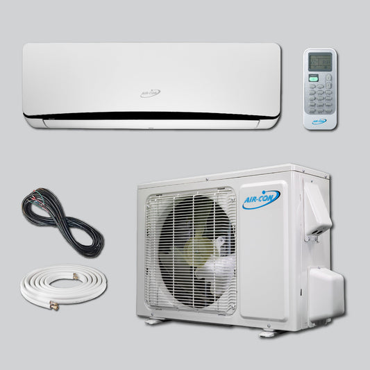 Air-Con Titanium 12000 BTU Ductless Mini Split Air Conditioner Heat Pump System 18 SEER 110-120V - ATUCI/EM4H1S12
