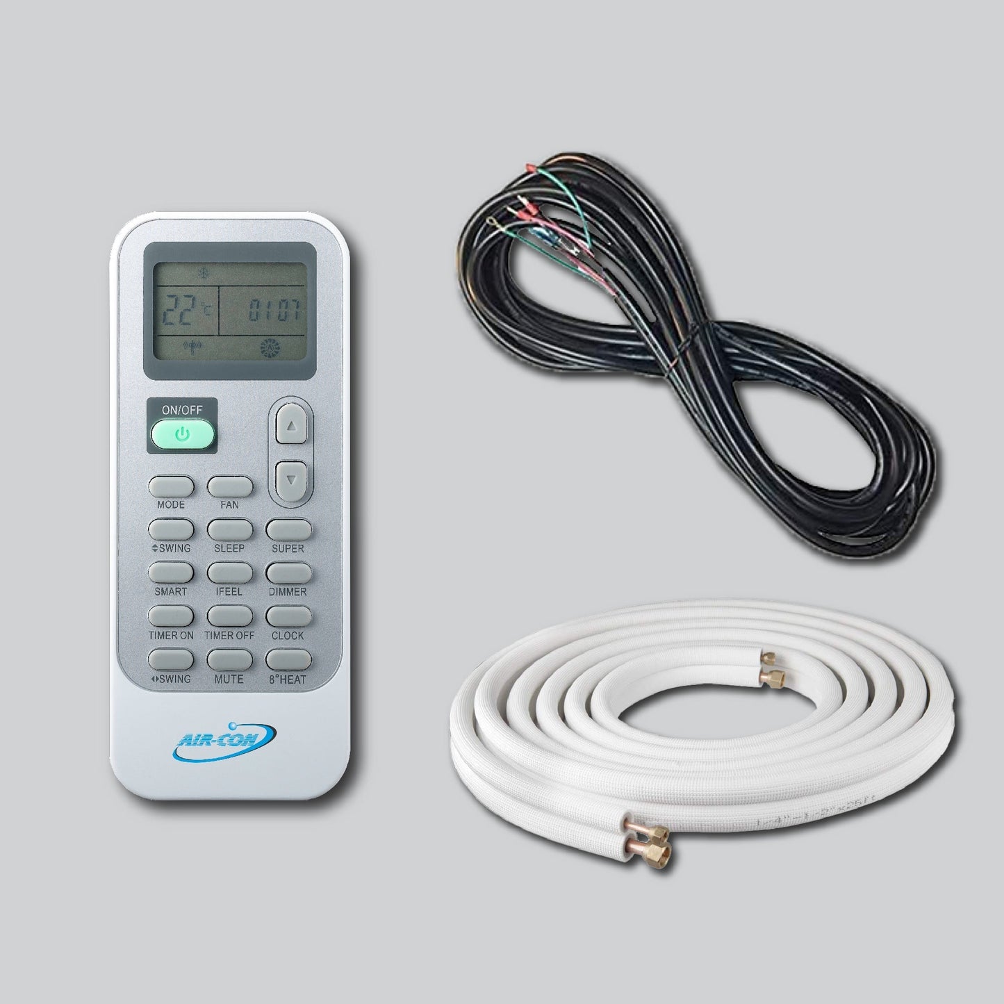 Air-Con Titanium 12000 BTU Ductless Mini Split Air Conditioner Heat Pump System 18 SEER 110-120V - ATUCI/EM4H1S12