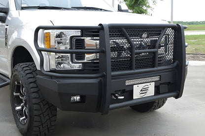 Steelcraft Elevation HD Front Bumper Ford F450/F550 Superduty 2017-2020 Supports Front Emblem Camera & Adaptive Cruise Control - 60-11380CC