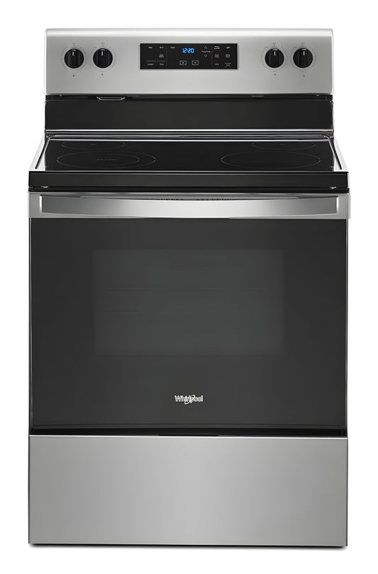 WHIRLPOOL WFE515S0JS 5.3 cu. ft. Whirlpool® electric range with Frozen Bake technology - WFE515S0JS