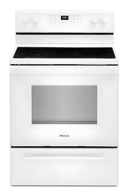 WHIRLPOOL WFE515S0JW 5.3 cu. ft. Whirlpool® electric range with Frozen Bake technology - WFE515S0JW