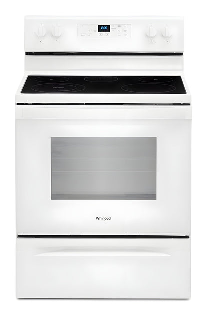 WHIRLPOOL WFE525S0JW 5.3 cu. ft. Whirlpool® electric range with Frozen Bake technology - WFE525S0JW
