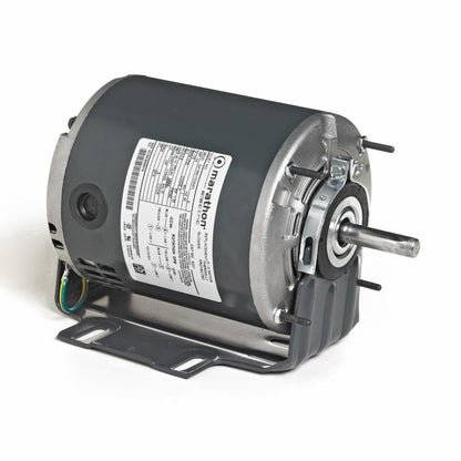 Marathon MD118 56 Frame Open Drip Proof 56C34D2106 Belt Drive Motor 1 hp 3600 RPM 115/208-230 VAC 1 Split Phase 1 Speed Ball Bearing Resilient Ring Mount - MD118