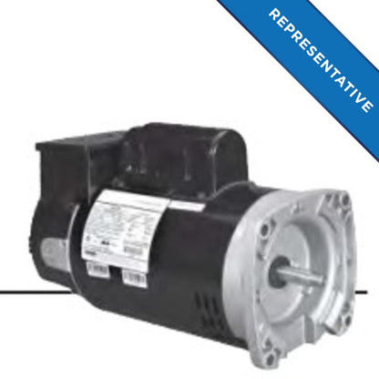 US-Nidec ASQ225 Pool and Spa Motor 1.5HP 115V/230V - ASQ225