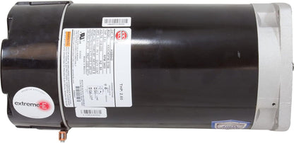 US Motors ASB843 2 hp 3450 RPM 56Y Frame 208-230V Square Flange Pool Motor - ASB843