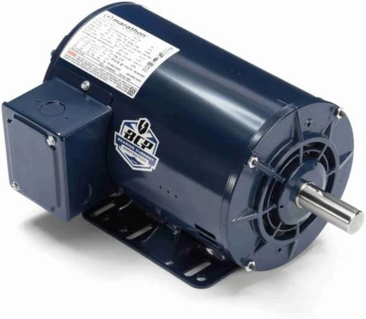 Marathon U758-P 1 hp 1800 RPM 230/460V 3-Phase 143T Frame ODP - U758-P