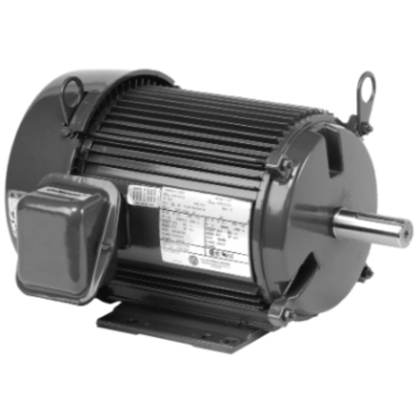 U.S. Motors S10P1AC General Purpose Three Phase, TEFC Steel Edge C-Face Footed Motor - S10P1AC