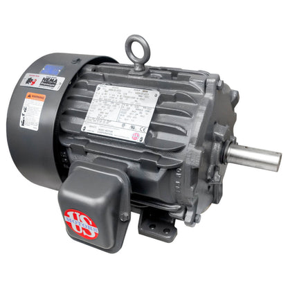 U.S. Motors HD10V2B General Purpose Three Phase TEFC Horizontal - Footed Motor - HD10V2B