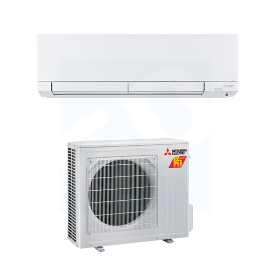 Mitsubishi Electric MSZ-FX09NL & MUZ-FX09NLHZ 9,000 BTU 33.1 SEER2 Wall Mounted Hyper-Heating Heat Pump System  - R454B - MSZFX09NL/MUZFX09NLHZ