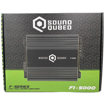 SoundQubed 5000 Watts F1-5000 Full Bridge Mono Block Amplifier - SQ-F1-5000