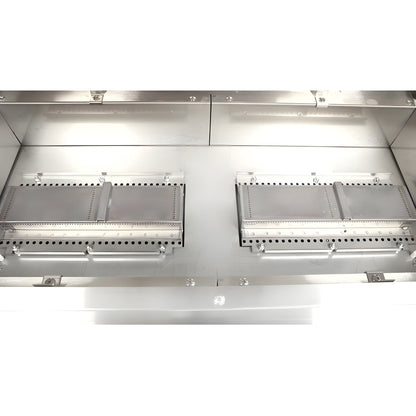 TEC Grills 44" Patio On Stainless Cabinet With Side Shelves (64") - PFR2LPCABS
