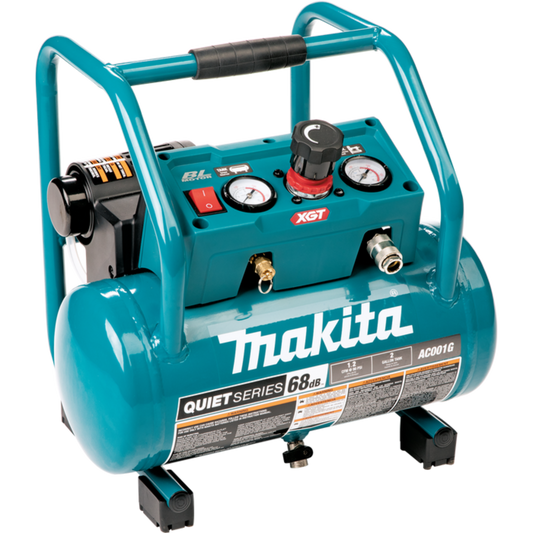 Makita 40V max XGT Brushless Cordless 2 Gallon Quiet Series Compressor Kit  - AC001GM1