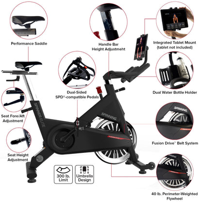 Spinning Elite Connected Home Spinner Bike - 10-033