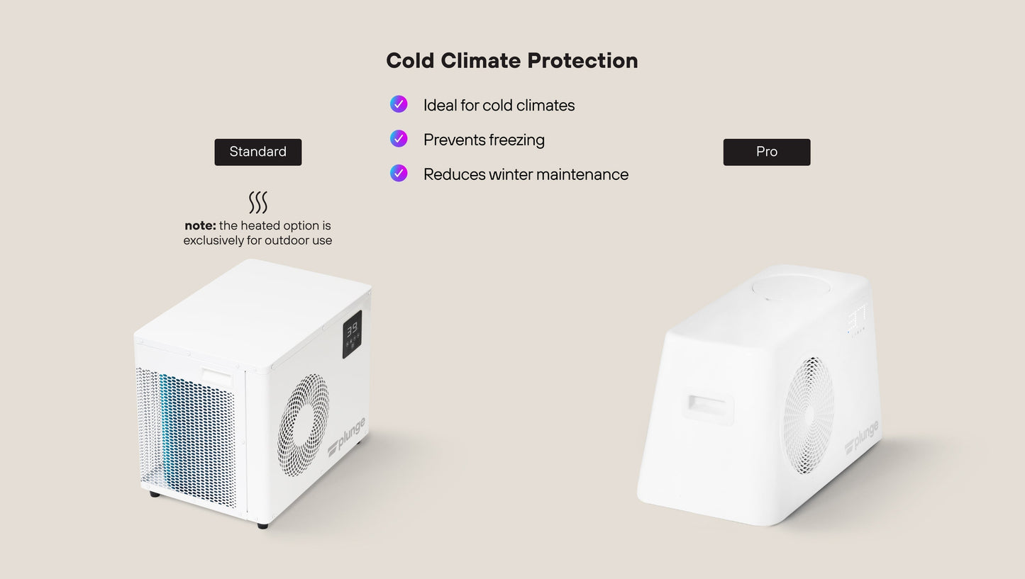 The Plunge Original Cold Plunge Tub - EVOLVE-XL-ST-COLD