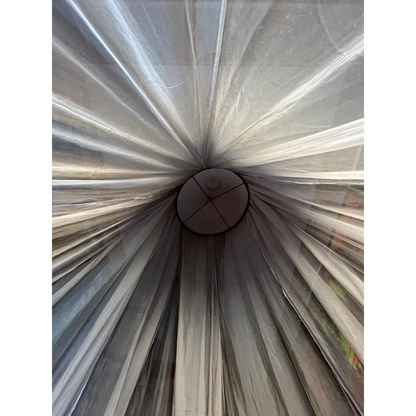 Faraday Labz Silver EMF Protection Bed Canopy