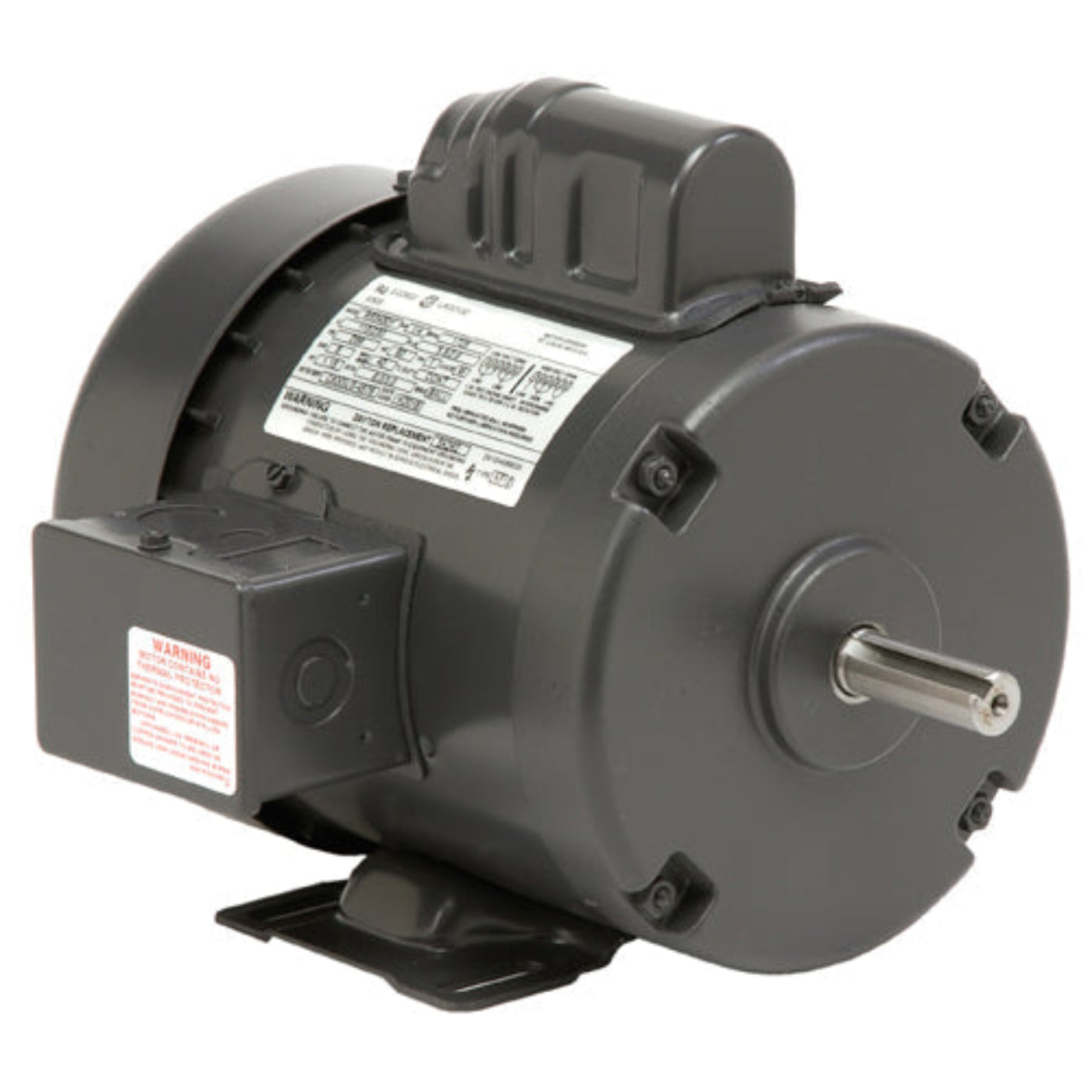 U.S. Motors Nidec Motor Corporation T14C2P4ZS AC Motor, 1/4 HP, 1800 RPM, 115/230 V - T14C2P4ZS