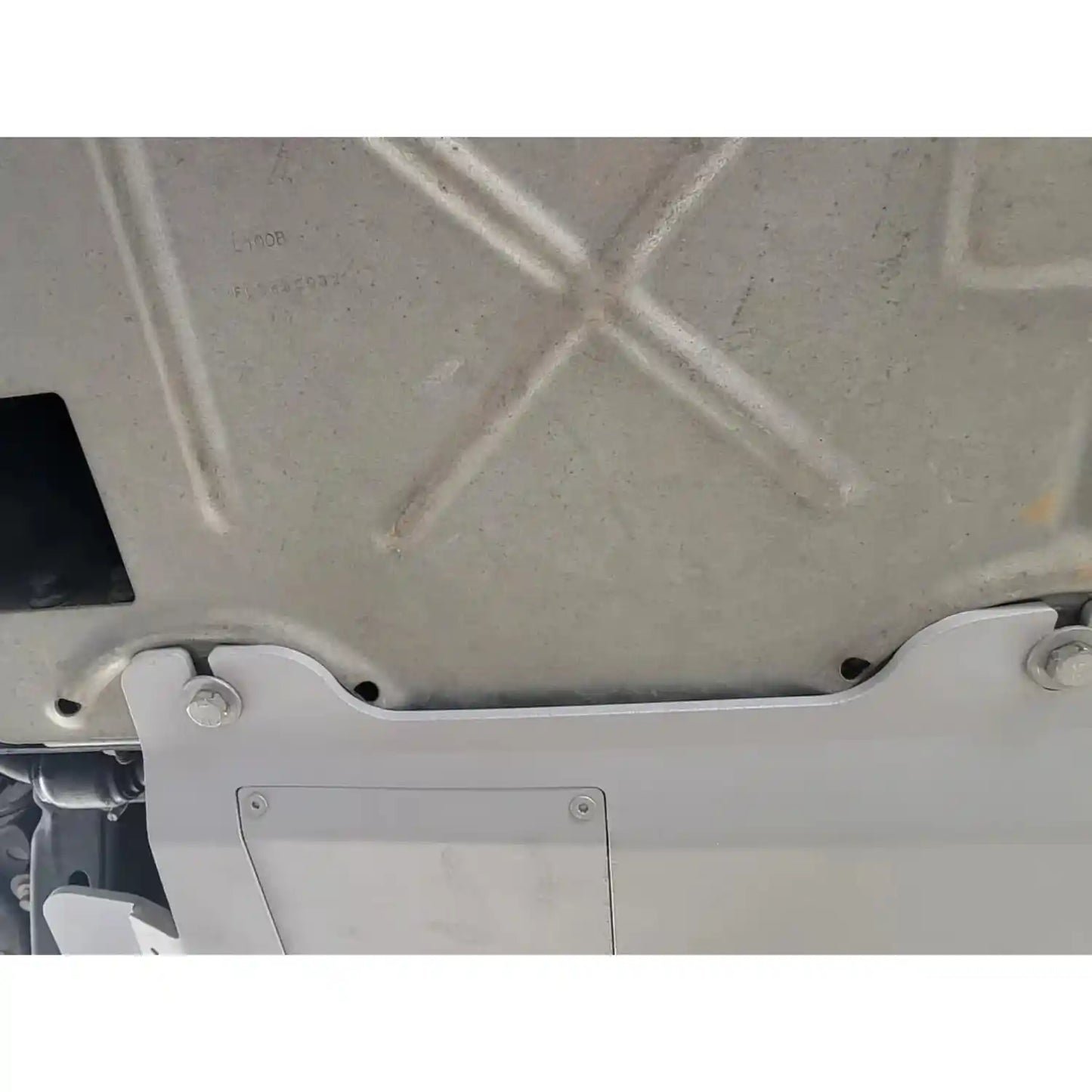 RIVAL Aluminum Transmission Catalytic Converter Skid Plate Ford F-150 EcoBoost V8 except PowerBoost - 2333.1857.2.6