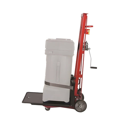 Wesco Industrial Products 750 lb. 4 Wheel Steel Winch Lift with 26" x 30" Platform and 54" Lift Height260130