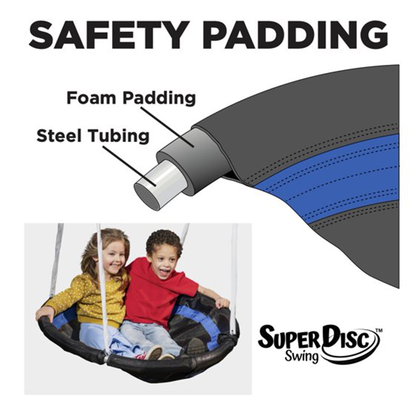 XDP Recreation Fun All Mighty Swing Set w/See Saw, Super Disc, Swings, & Slide - 285488