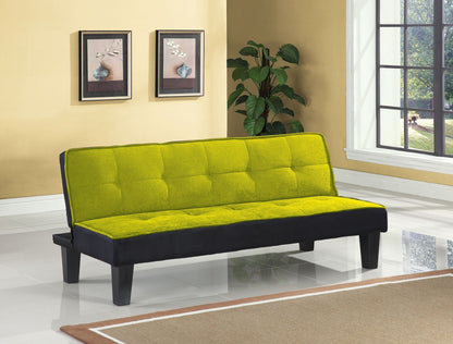 Modway Furniture 66" Elegant Green Fabric Sofa with Sleek Black Legs – Perfect for Modern Living Room Décor! - 285671-HOMEROOTS