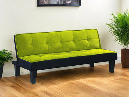 Modway Furniture 66" Elegant Green Fabric Sofa with Sleek Black Legs – Perfect for Modern Living Room Décor! - 285671-HOMEROOTS