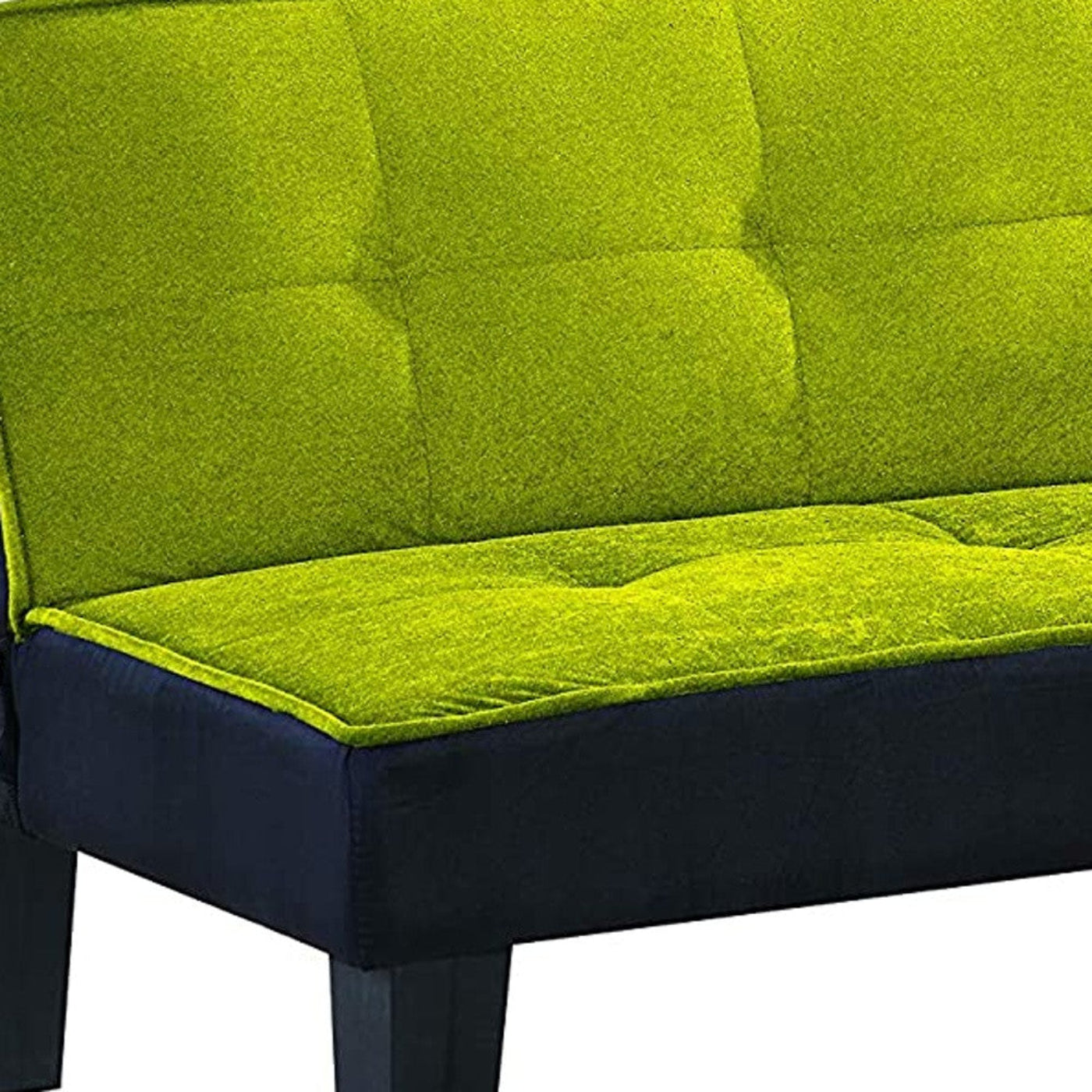 Modway Furniture 66" Elegant Green Fabric Sofa with Sleek Black Legs – Perfect for Modern Living Room Décor! - 285671-HOMEROOTS