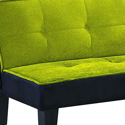 Modway Furniture 66" Elegant Green Fabric Sofa with Sleek Black Legs – Perfect for Modern Living Room Décor! - 285671-HOMEROOTS