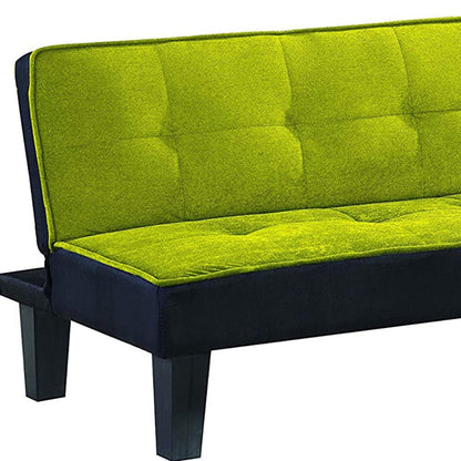 Modway Furniture 66" Elegant Green Fabric Sofa with Sleek Black Legs – Perfect for Modern Living Room Décor! - 285671-HOMEROOTS