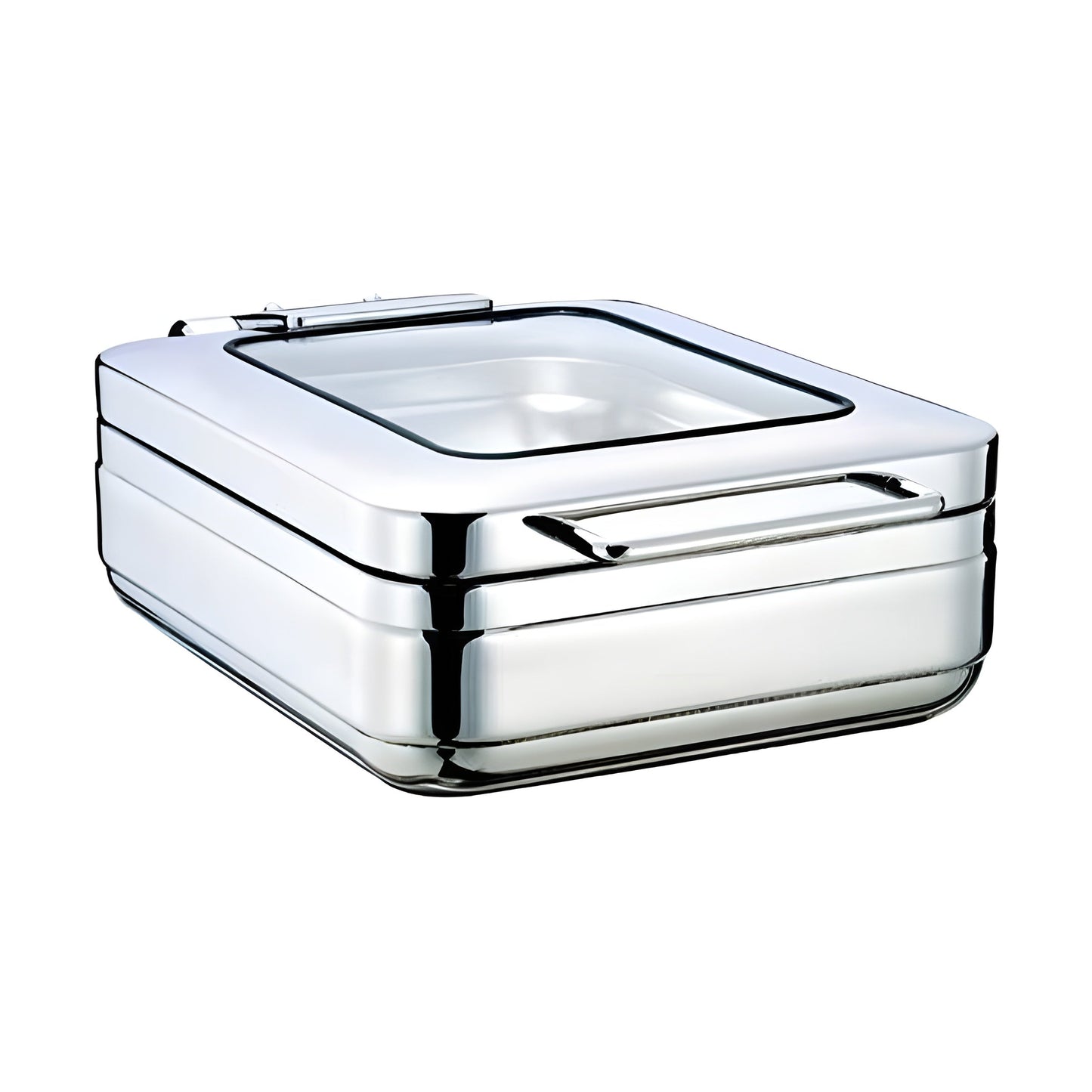 Wundermaxx Prämie Stainless Steel 1/2 Size Hydraulic Induction Chafing Dish,  Capacity 4 Litres - 920.118