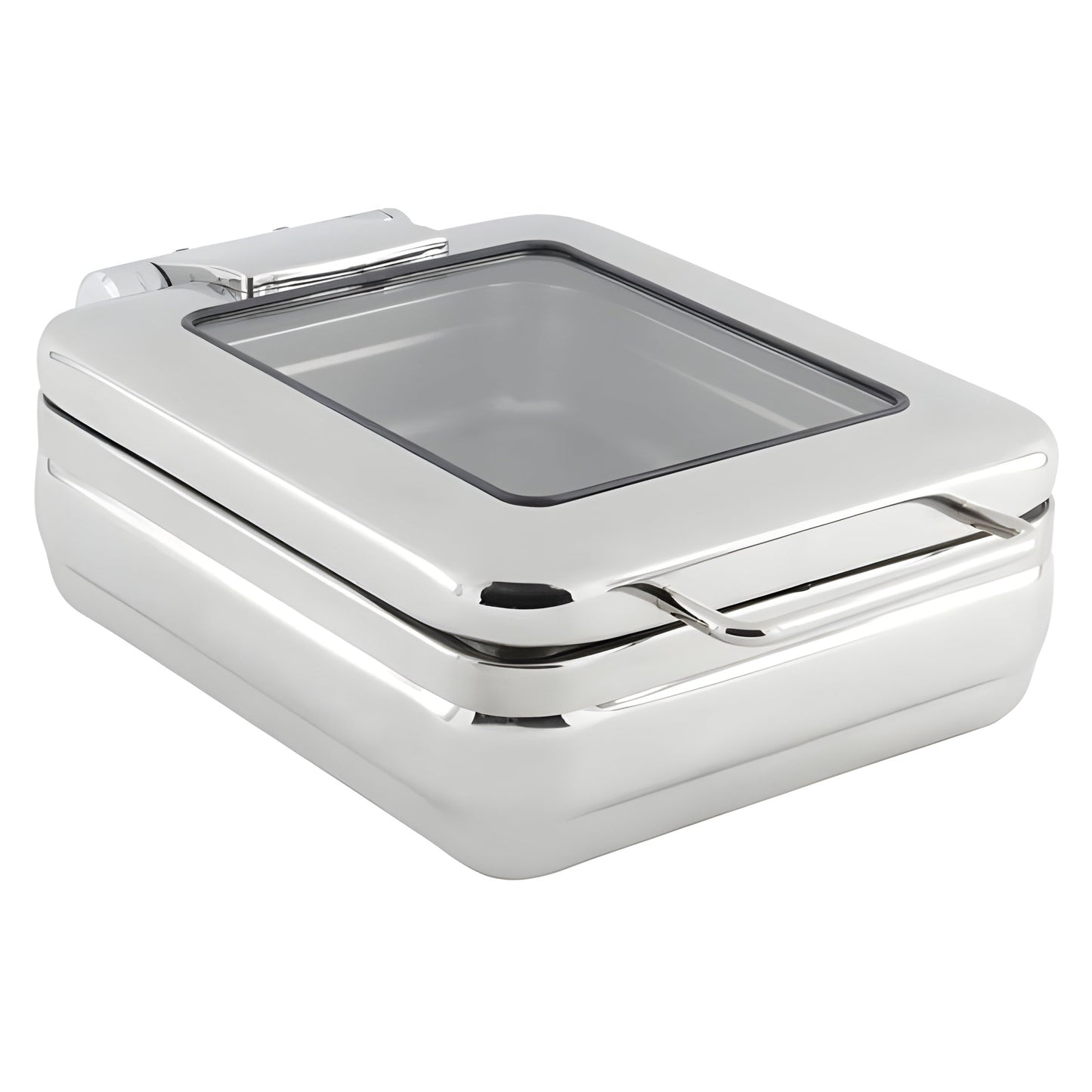 Wundermaxx Prämie Stainless Steel 2/3 Size Hydraulic Induction Chafing Dish,  L 46 x W 41 x H 16 cm,  Capacity 6 Litres - 920.124