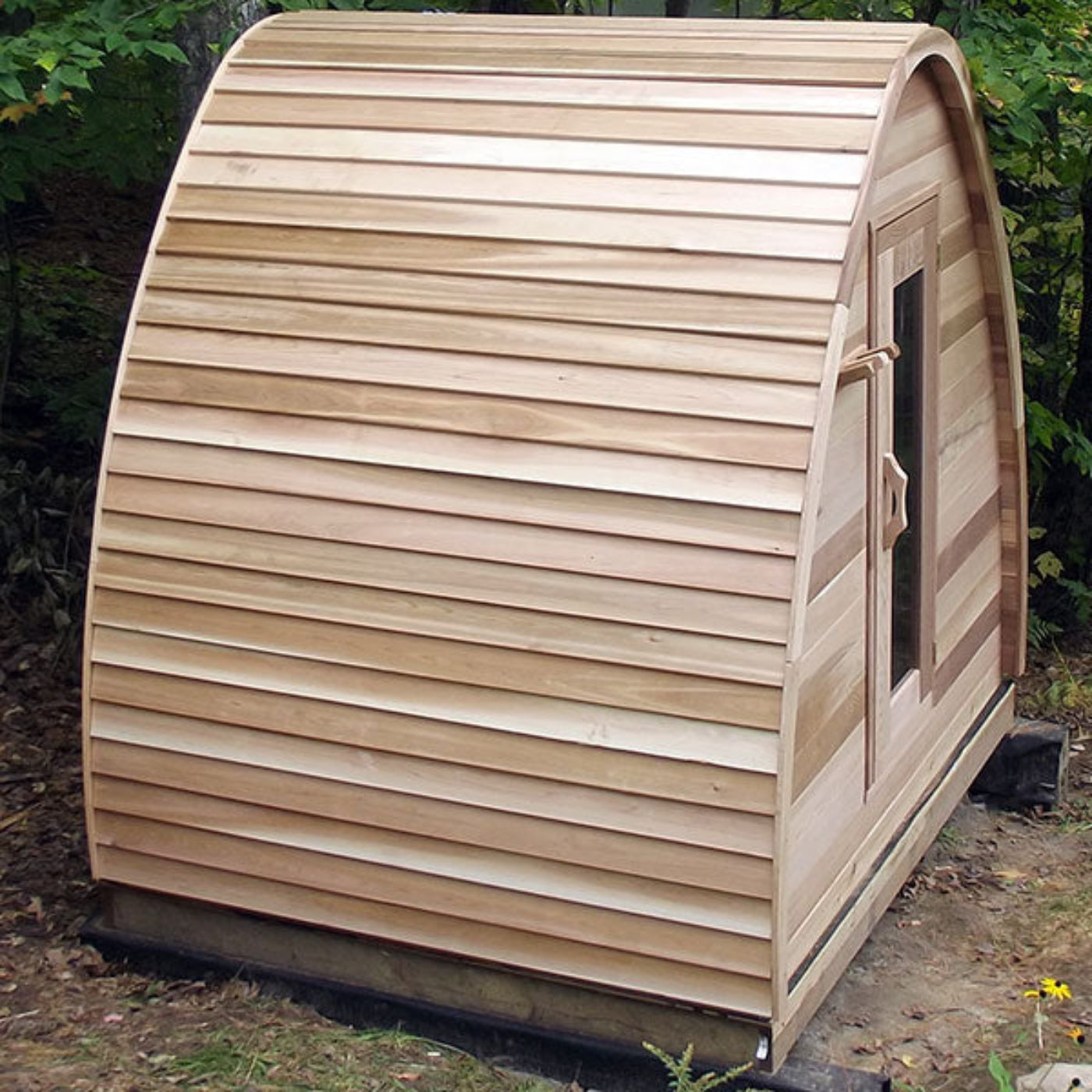 Dundalk LeisureCraft Clear Cedar Mini POD 2-4 Person Sauna - DLMINIPOD6KW