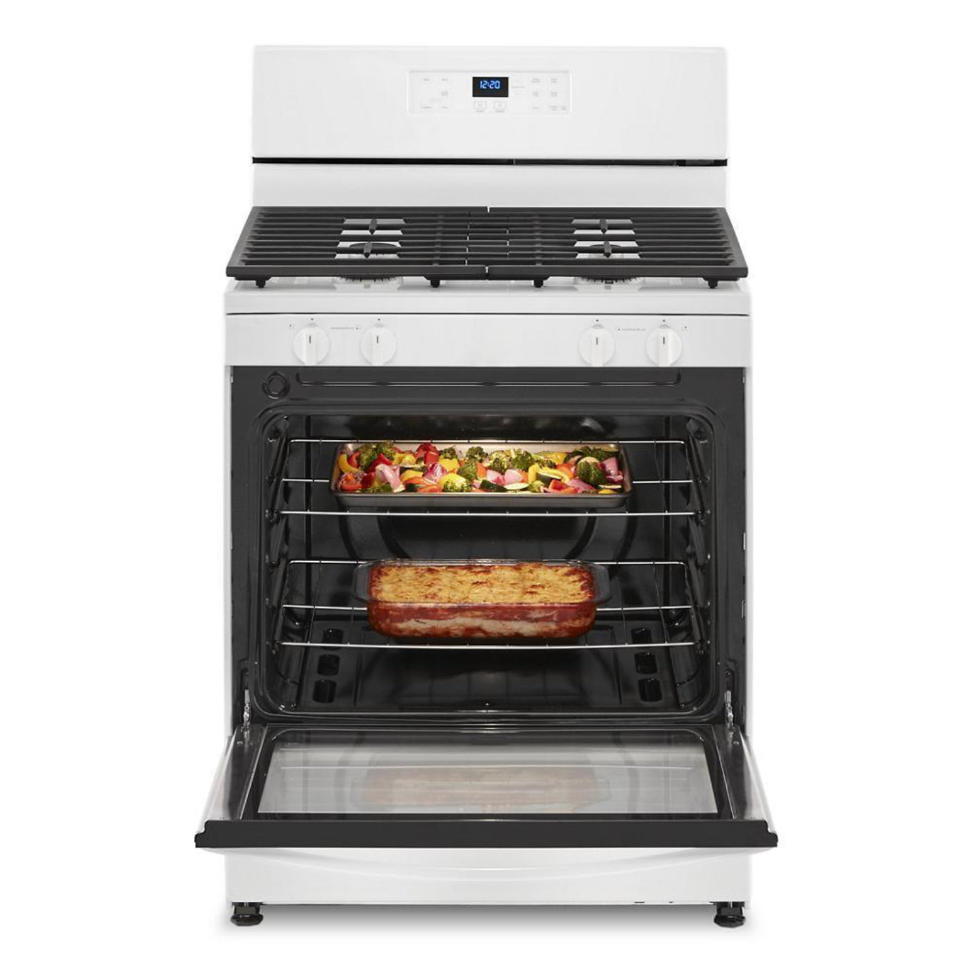 WHIRLPOOL&nbsp; 5.1 Cu. Ft. Freestanding Gas Range with Broiler Drawer - WFG320M0MW-KT