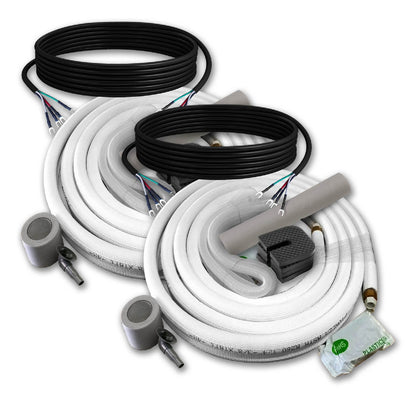 Dual Split 27000 BTU 2.25-Ton Quantum Ultra Wi-Fi 24 SEER2 Energy-Star Multi (2) Zone Wall Mount Air Conditioner Heat Pump 230-Volt - WYT030GLSI24M3-18W-19W