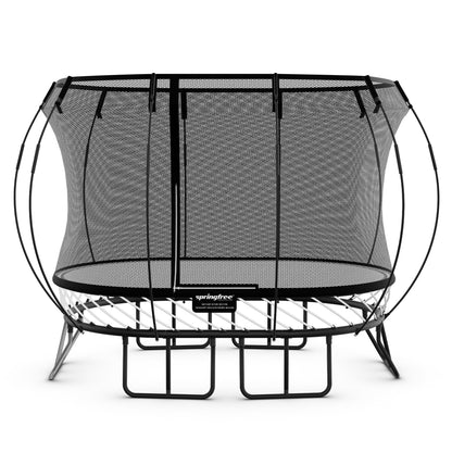 Springfree 6' x 9' Oval Outdoor Backyard Trampoline with FlexiNet and Soft Edge - 318740