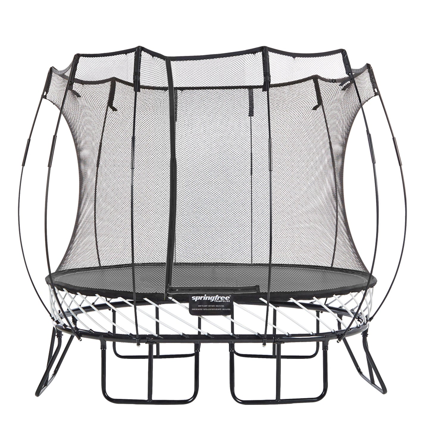 Springfree 6' x 9' Oval Outdoor Backyard Trampoline with FlexiNet and Soft Edge - 318740