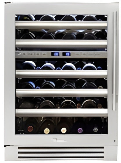 True Refrigeration: 24" Single Zone Wine Cabinet- TWC-24DZ-L-SG-C