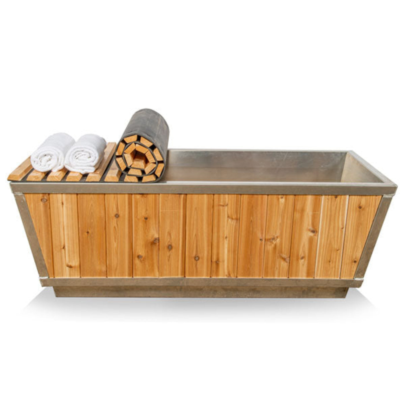 Dundalk LeisureCraft The Glacier Cold Plunge Tub - Knotty Red Cedar - DLKNOTTYGLACIER-NOTUB