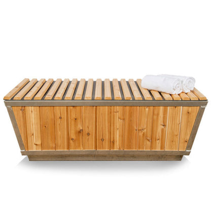 Dundalk LeisureCraft The Glacier Cold Plunge Tub - Knotty Red Cedar - DLKNOTTYGLACIER-NOTUB